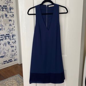 Navy Blue Alice + Olivia Dress